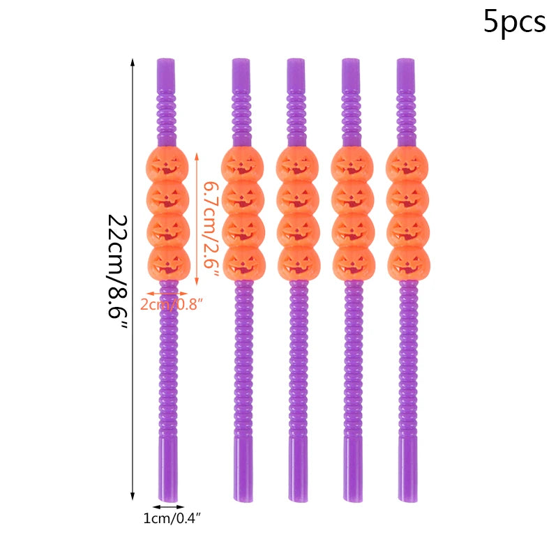 🎃 Reusable Halloween straws