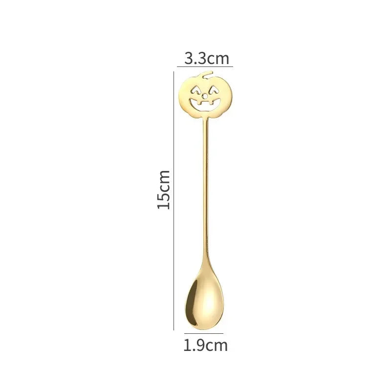 🎃 Pumpkin Head Teaspoons