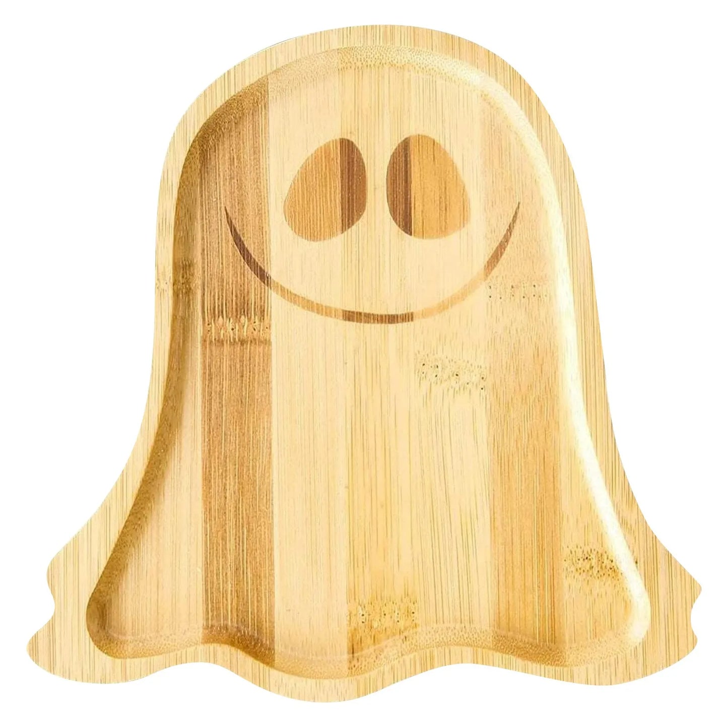 🎃 Hauntingly Cute Bamboo Serving Tray