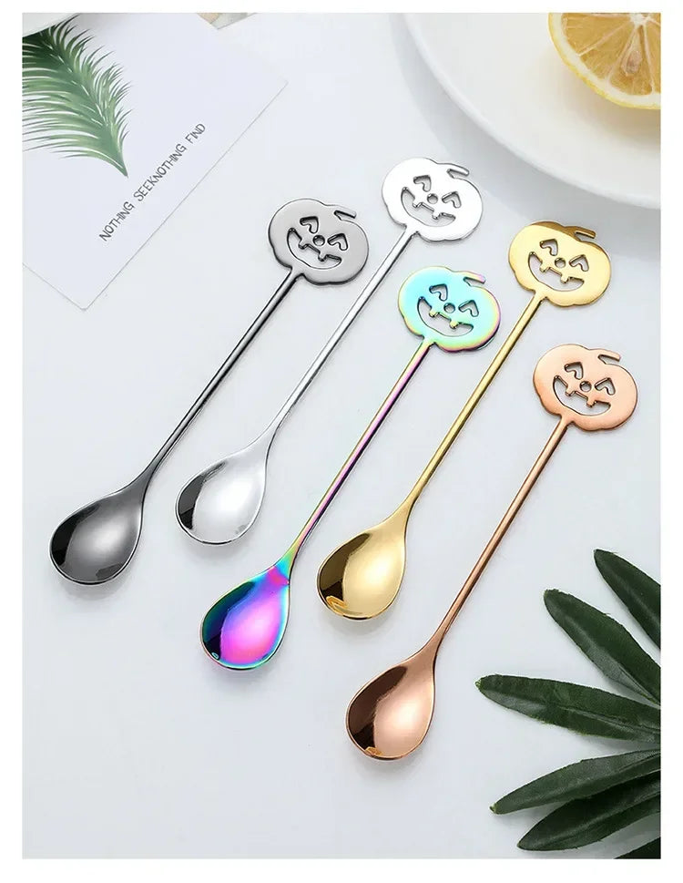 🎃 Pumpkin Head Teaspoons