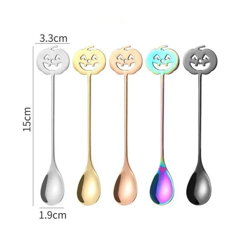 🎃 Pumpkin Head Teaspoons