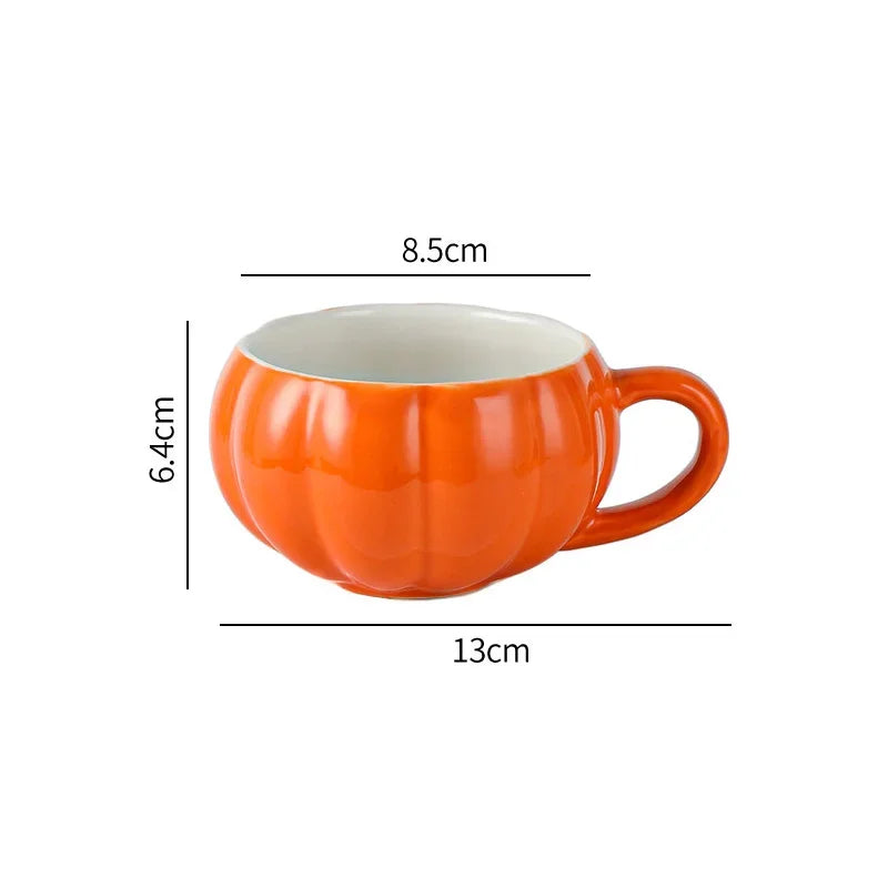 🎃 Pumpkin Mug with Spoon