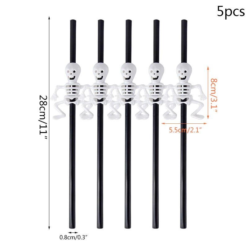 🎃 Reusable Halloween straws