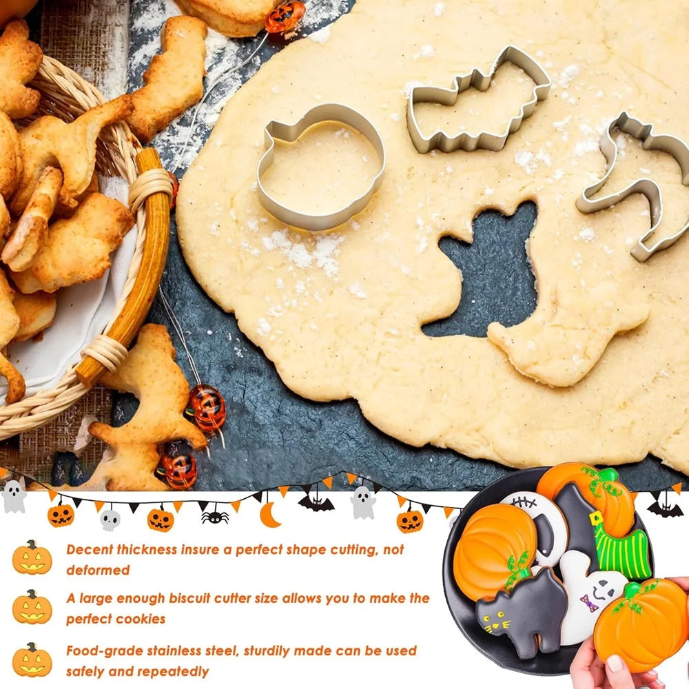 🎃 Halloween Cookie Cutter Set