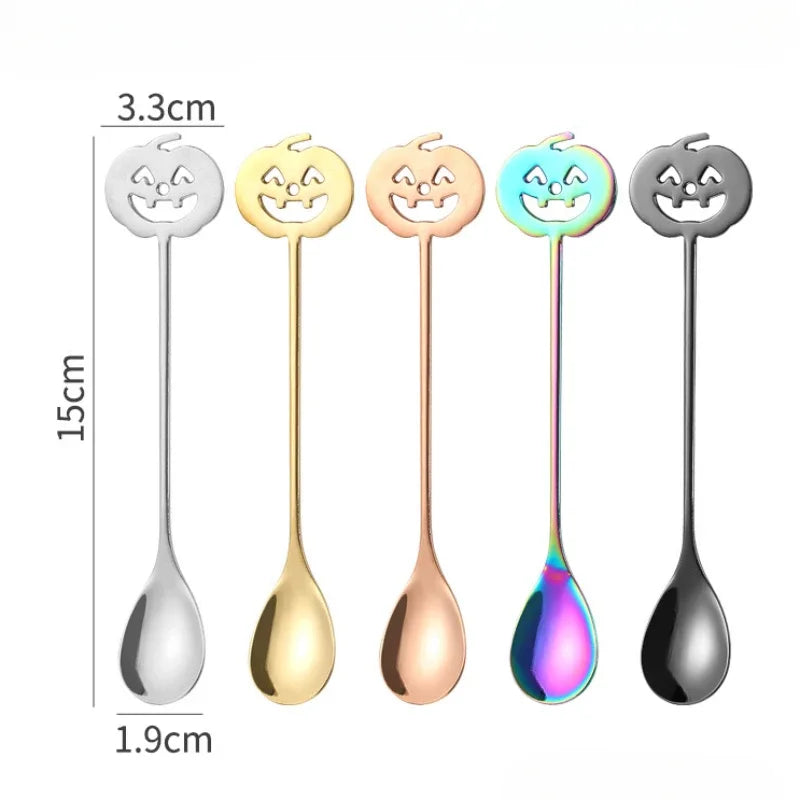 🎃 Pumpkin Head Teaspoons