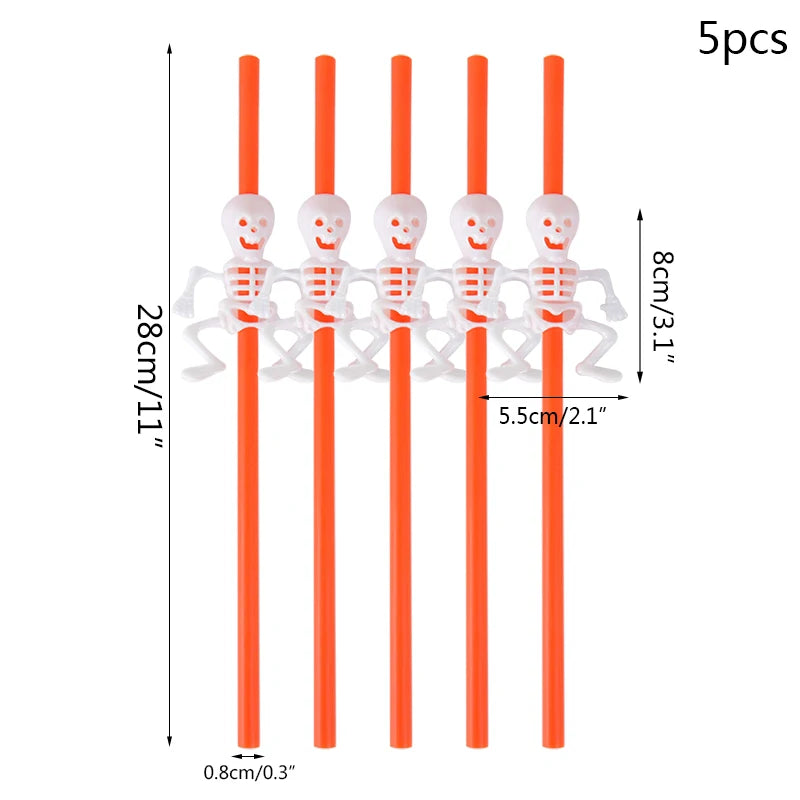 🎃 Reusable Halloween straws