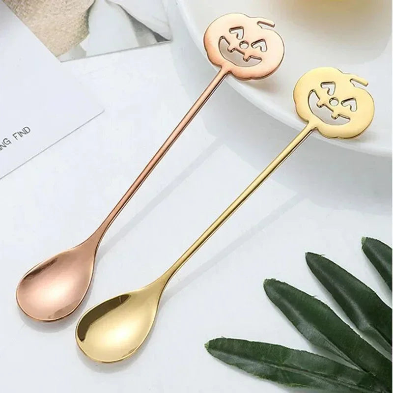 🎃 Pumpkin Head Teaspoons