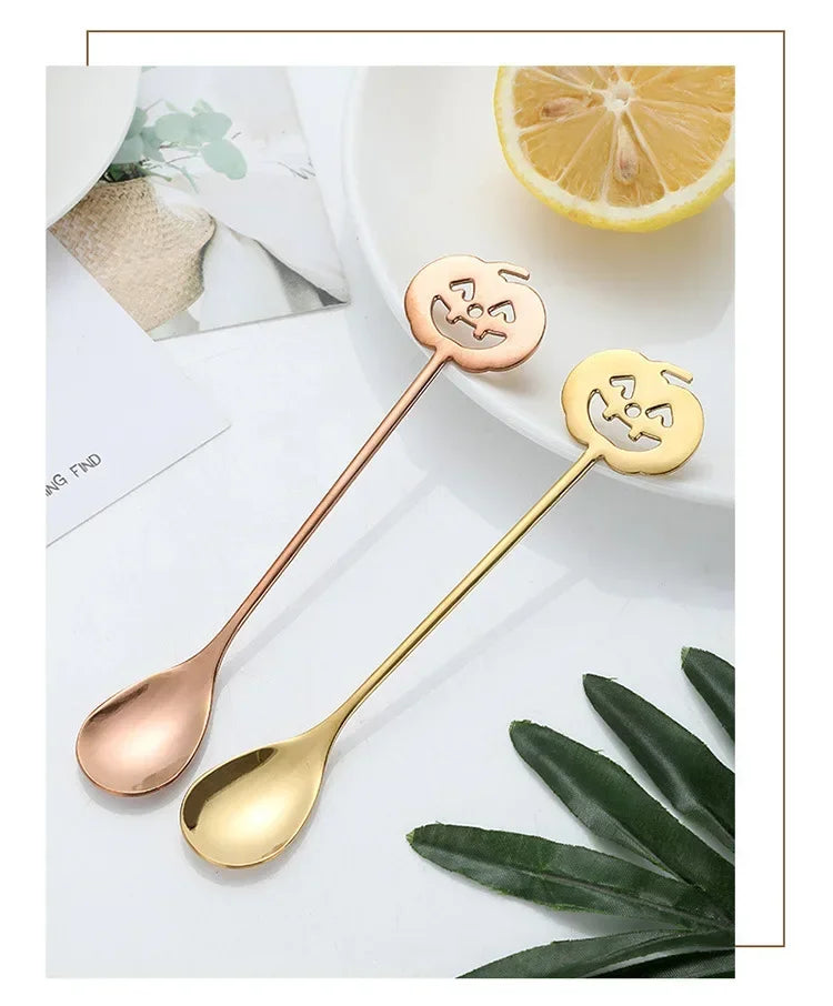 🎃 Pumpkin Head Teaspoons