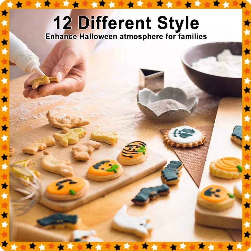 🎃 Halloween Cookie Cutter Set