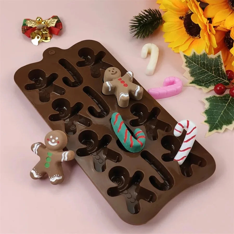 🎄 DIY Christmas Candy & Ice Tray Mould (Flexible Silicone)