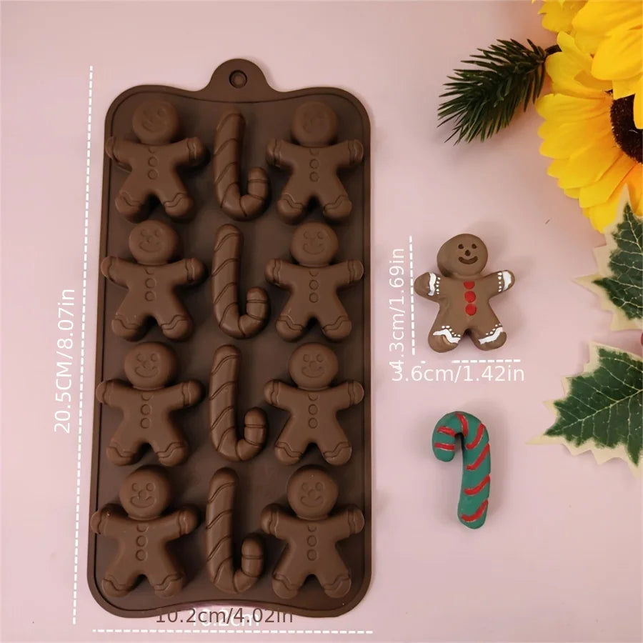 🎄 DIY Christmas Candy & Ice Tray Mould (Flexible Silicone)