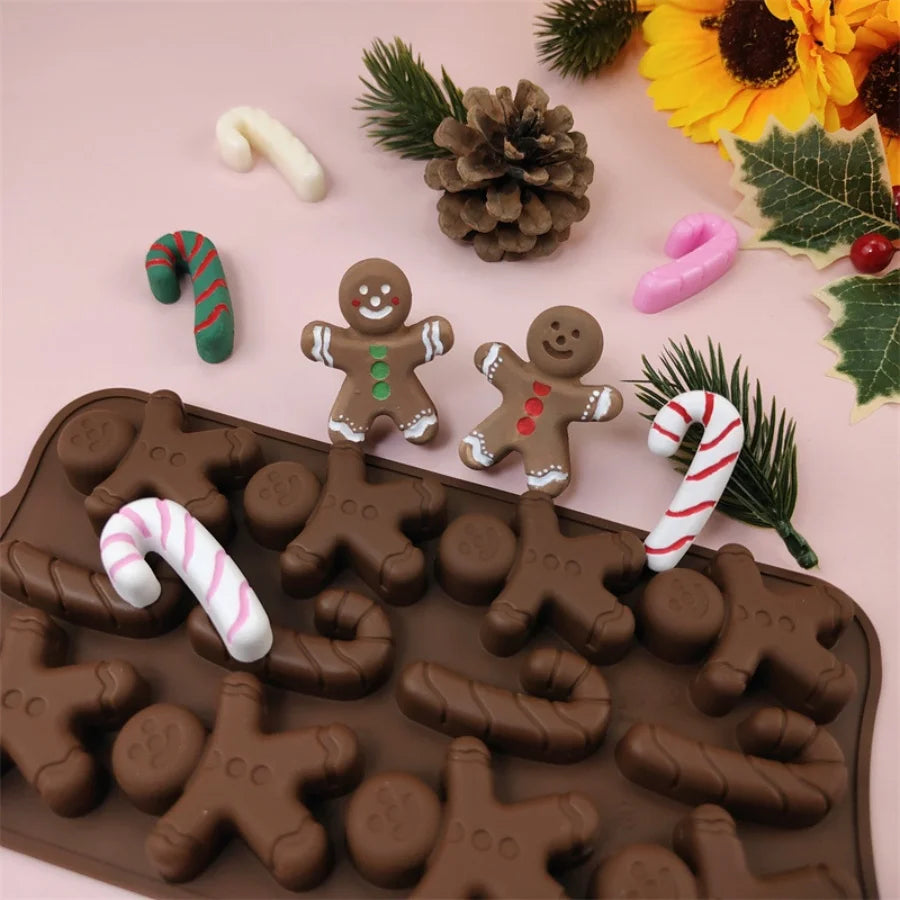 🎄 DIY Christmas Candy & Ice Tray Mould (Flexible Silicone)