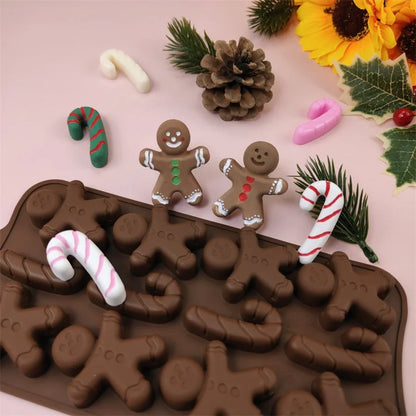 🎄 DIY Christmas Candy & Ice Tray Mould (Flexible Silicone)
