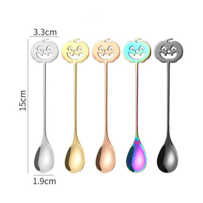 🎃 Pumpkin Head Teaspoons
