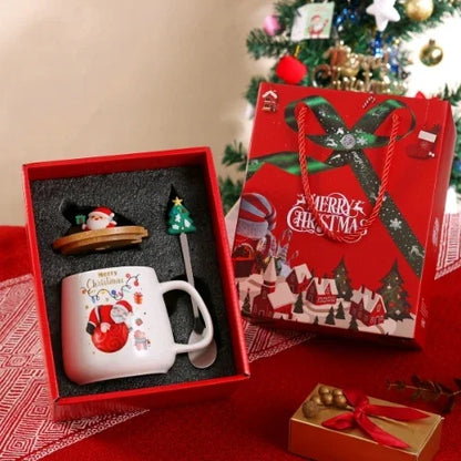 🎄 Novelty Christmas Ceramic Mug Set