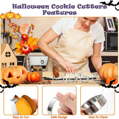 🎃 Halloween Cookie Cutter Set