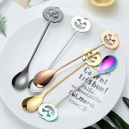 🎃 Pumpkin Head Teaspoons
