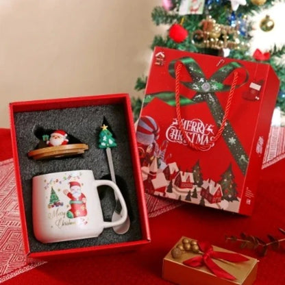 🎄 Novelty Christmas Ceramic Mug Set
