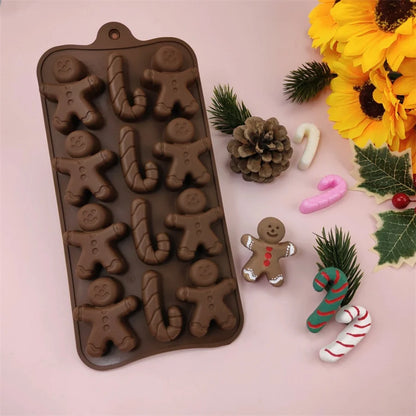 🎄 DIY Christmas Candy & Ice Tray Mould (Flexible Silicone)