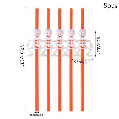 🎃 Reusable Halloween straws