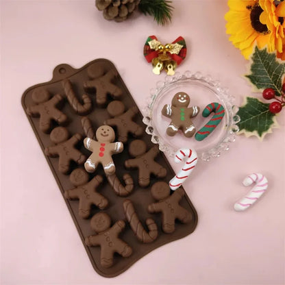 🎄 DIY Christmas Candy & Ice Tray Mould (Flexible Silicone)