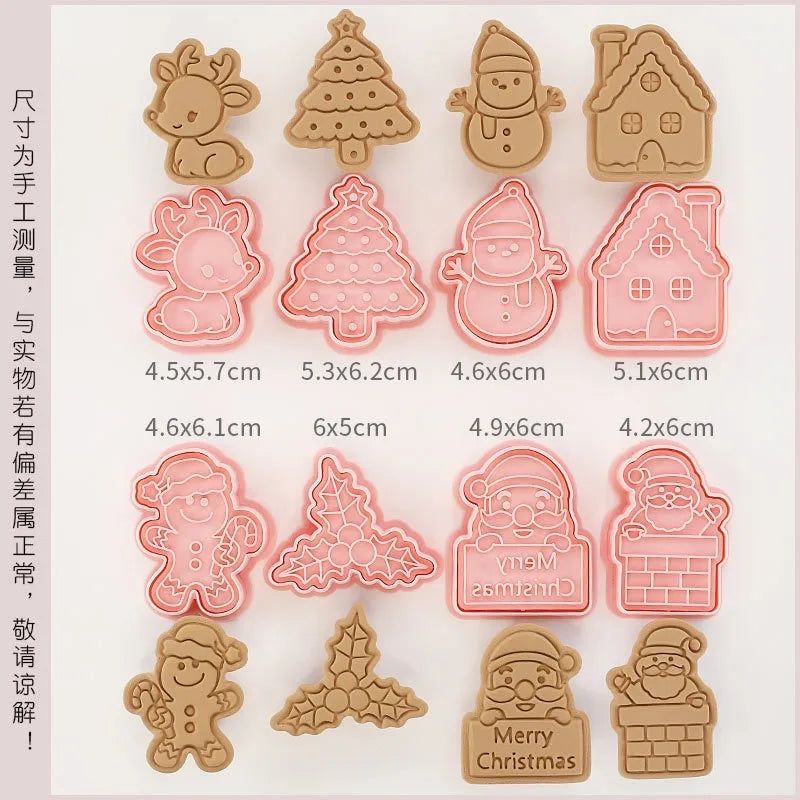 🎄 3D Christmas Cookie Cutters