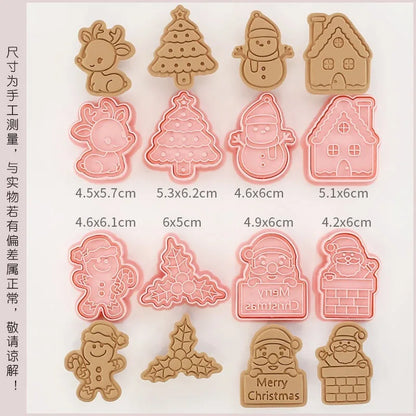 🎄 3D Christmas Cookie Cutters