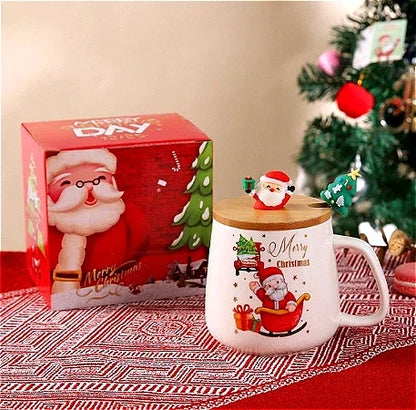 🎄 Novelty Christmas Ceramic Mug Set