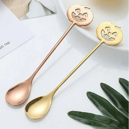 🎃 Pumpkin Head Teaspoons