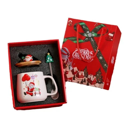 🎄 Novelty Christmas Ceramic Mug Set
