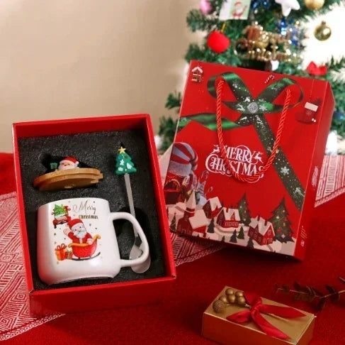 🎄 Novelty Christmas Ceramic Mug Set